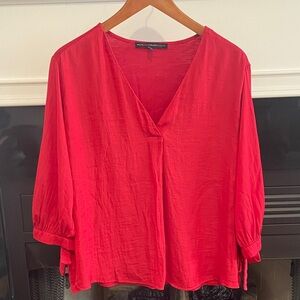 White House Black Market V-Neck Women's Top, Small